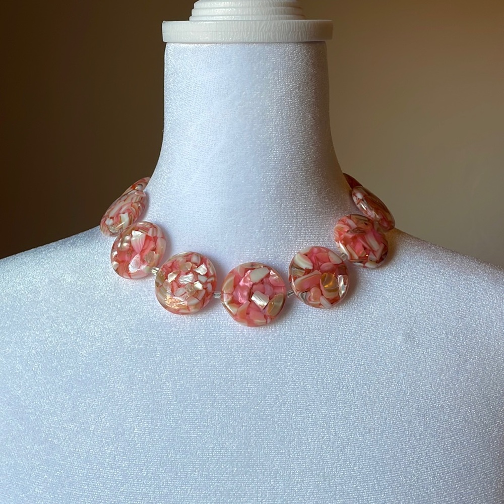 17” Pink Necklace.